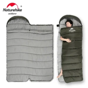 Sleeping Bag Ultralight Winter Cotton Sleeping Bag Warmth Double Person Sleeping Bag Spliceable Camping Sleeping Bags