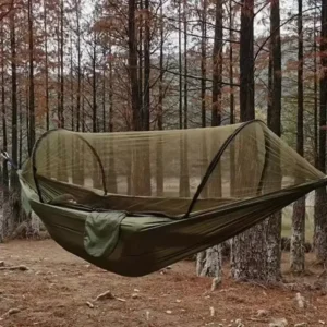 Outdoor Hammock With Net Lightweight Parachute