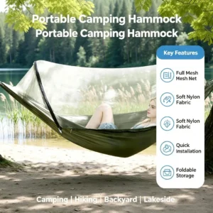 3-in-1 Camping Hammock with Automatic Pop-Up