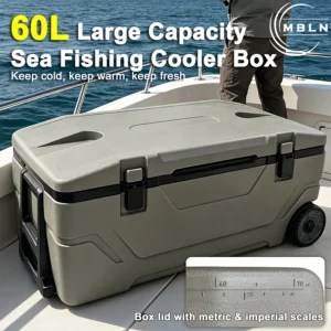 60L Large Capacity Cooler Box Ice Chest Insulated