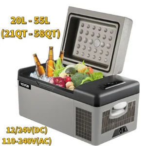 Car Refrigerator Mini Fridge Freezer Portable Compressor