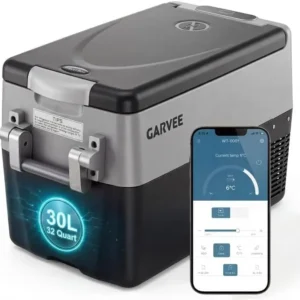 Dual Zone Car Refrigerator Freezer 32QT 12V Portable