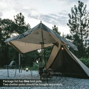 Camping Tent with Chimney Window 2-4 Person Outdoor